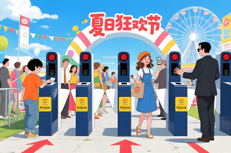 闸机租赁在嘉年华的应用解决方案