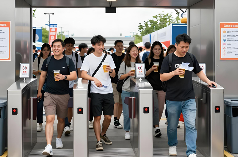 闸机租赁在啤酒节的应用解决方案