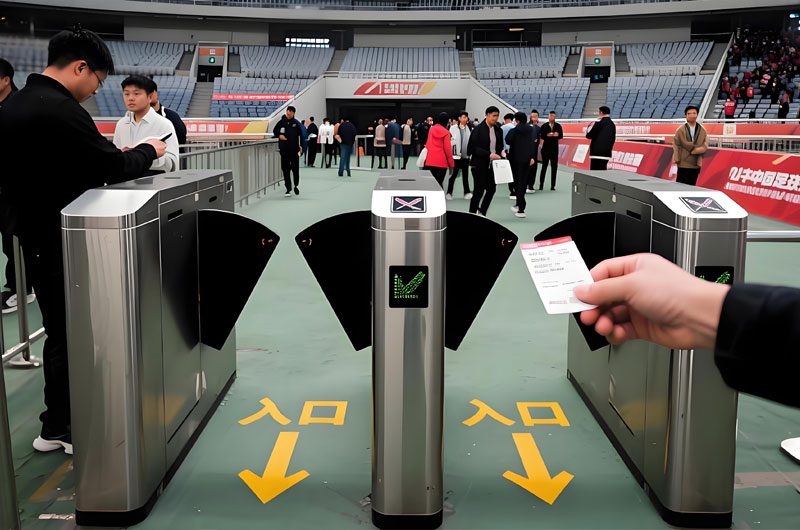 闸机租赁解决了展会人员通行管理的问题