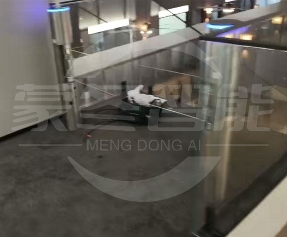 无锡室内圆柱摆闸人脸识别立柱闸机